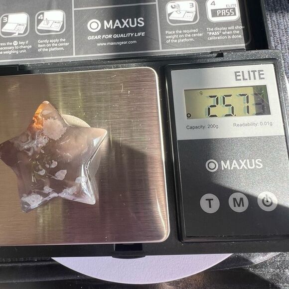 Flower Agate Star Carving‎ (4) - Picture 9 of 9